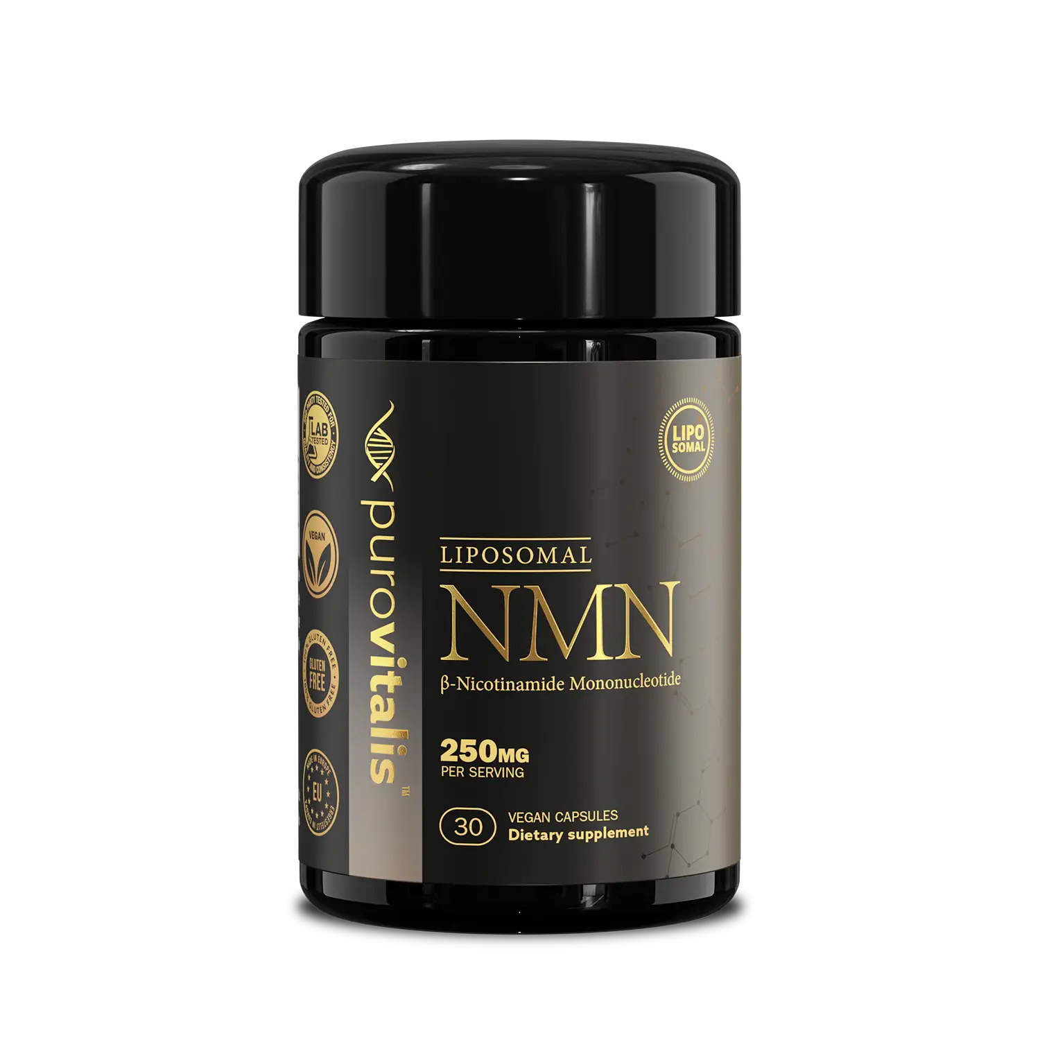 Buy Liposomal NMN supplement by purovitalis, 30 capsules per jar