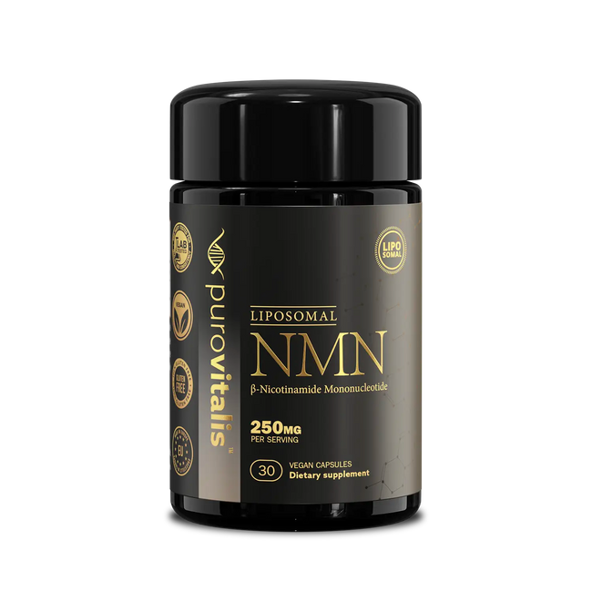 Buy Liposomal NMN supplement by purovitalis, 30 capsules per jar