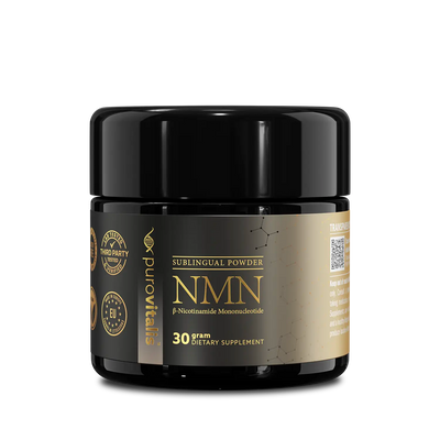 Buy NMN Powder. Product with 99% pure European nicotinamide mononucleotide powder,30 grams jar
